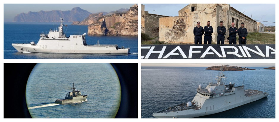 Varias imágenes recientes de la presencia militar española en las islas Chafarinas