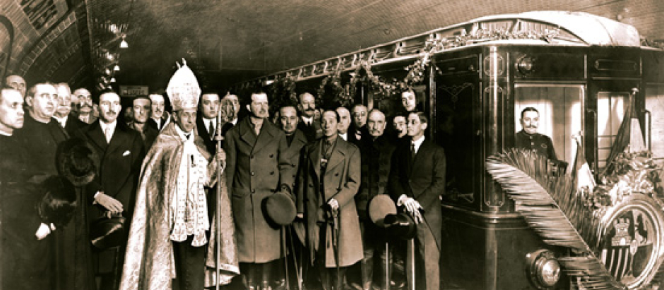 Inauguración de la primera línea del Gran Metropolitano en 1924
