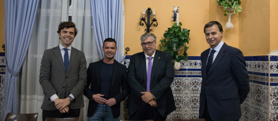 Jesús Durnes, Alejandro Aguilar, Antonio Capdevila y Alfonso Orti