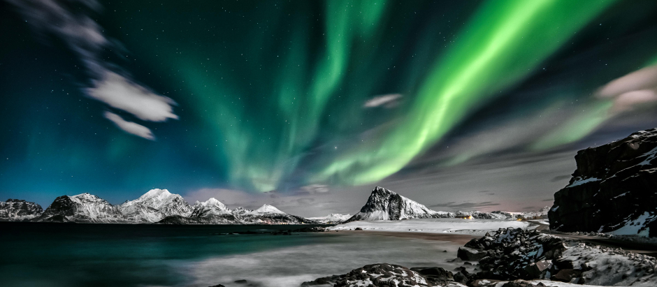 Las auroras boreales son un efecto de las tormentas geomagnéticas