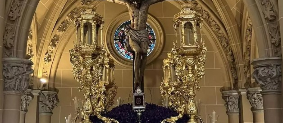 El Cristo de la Clemencia de Málaga procesionó el Sábado de Pasión