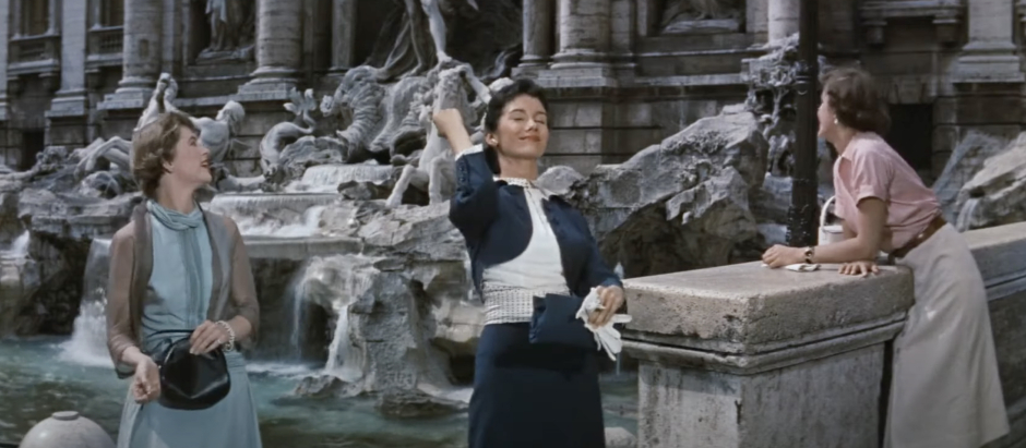 Un fotograma de la película Three Coins in the Fountain'
