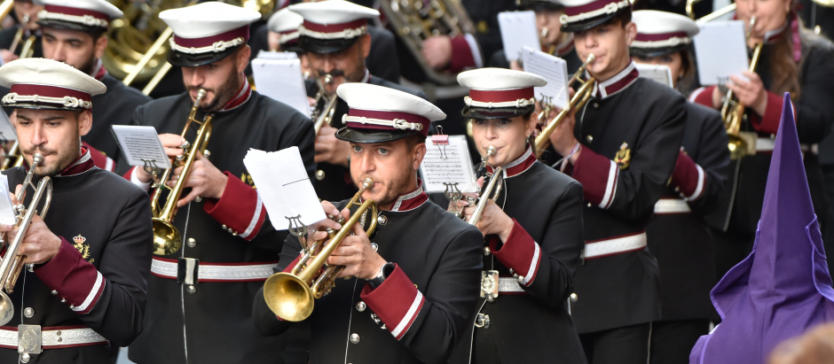 Banda de música de la procesión de Los Salzillos, Murcia