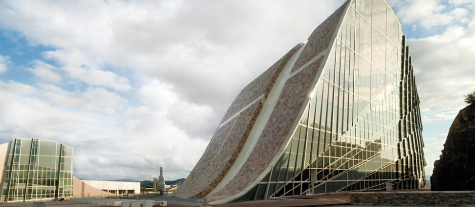 Museo Centro Gaiás de la Ciudad de la Cultura en Santiago de Compostela