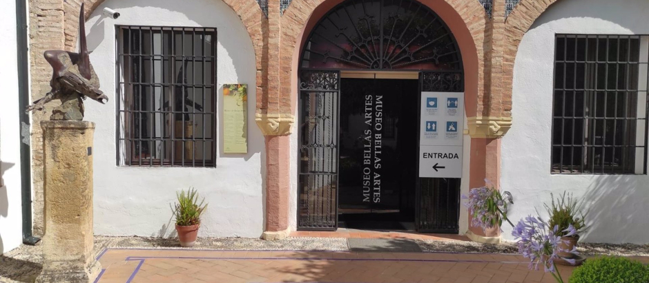 Entrada al Museo de Bellas Artes de Córdoba, en una imagen de archivo.