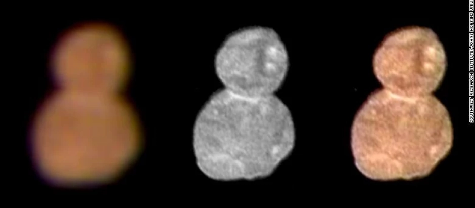 486958 Arrokoth, también conocido como 'muñeco de nieve espacial'