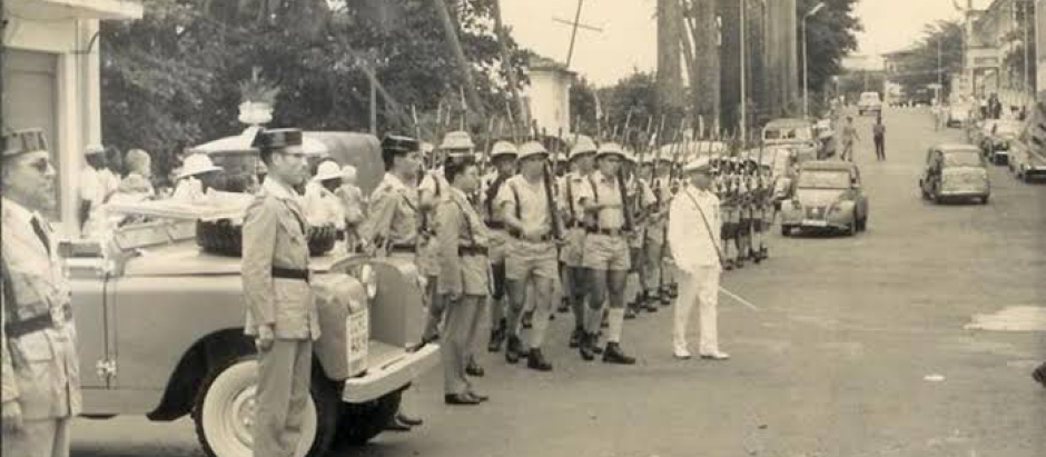 Infantería de Marina en Guinea Ecuatorial 1964