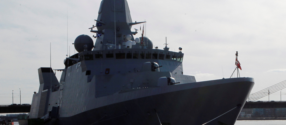 La fragata HDMS Niels Juel (F363) de la Marina Real Danesa