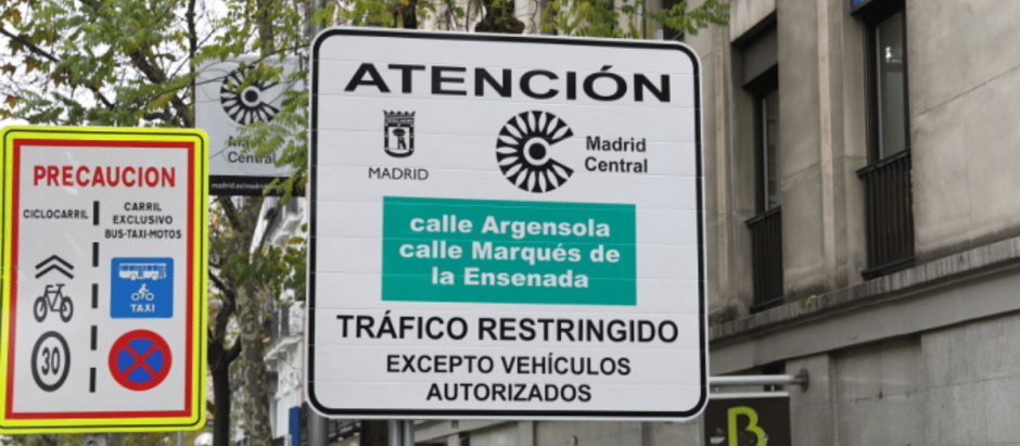 Las Zonas de Bajas Emisiones de Madrid entraron en funcionamiento en diciembre de 2021