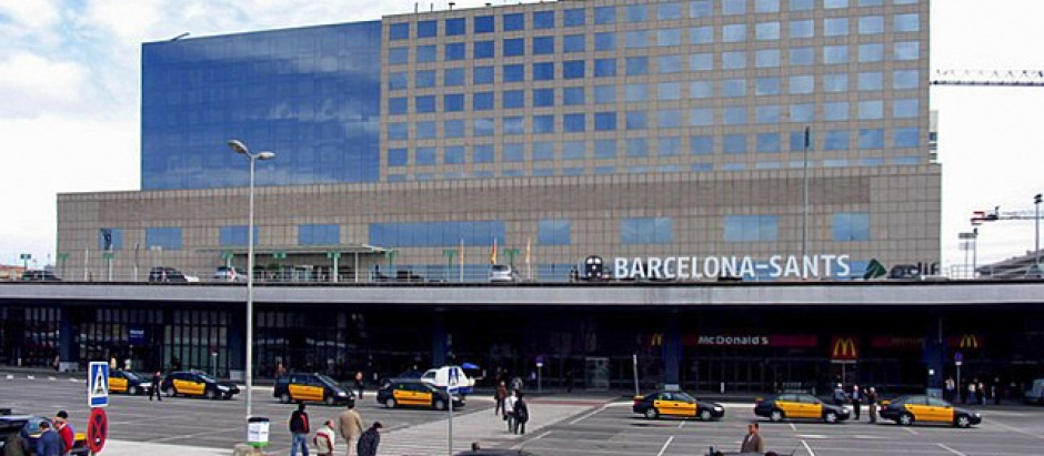 Estación Barcelona-Sants en una foto de archivo