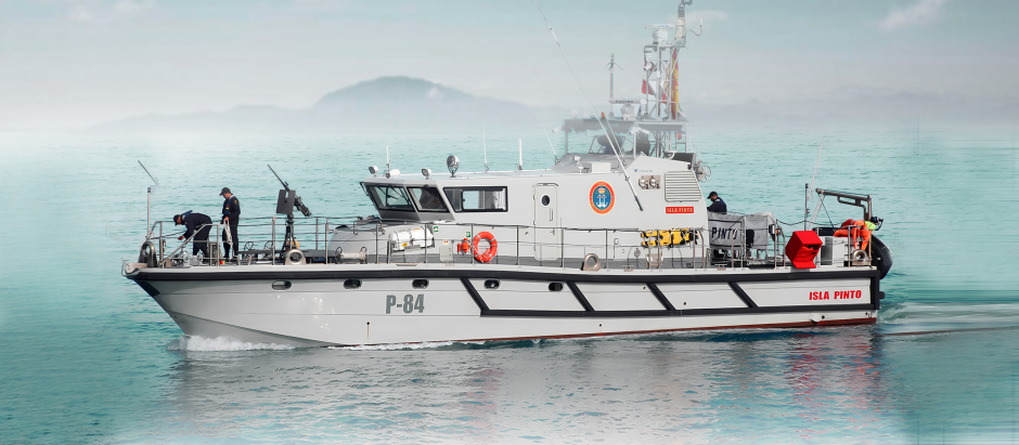 El patrullero de la Armada española Isla Pinto (P-84), con base permanente en Melilla