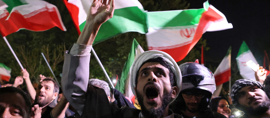 Escenas de júbilo en Irán tras el inicio del ataque a Israel
