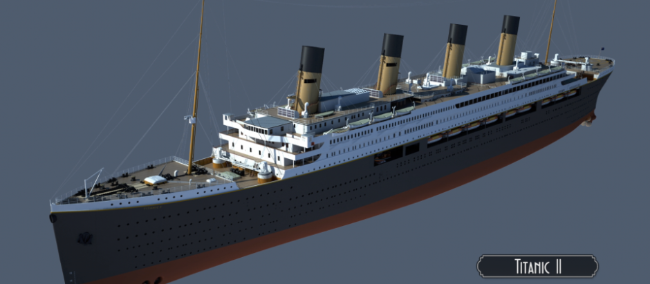 Proyecto del Titanic II realizado por la naviera Blue Star Line