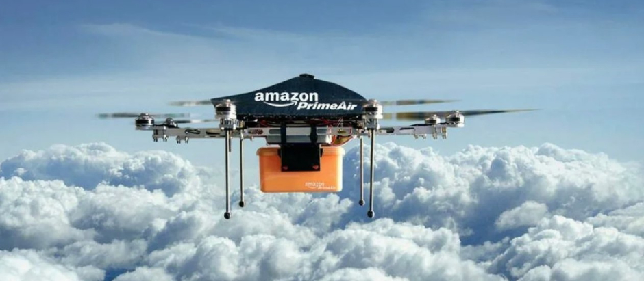 Dron de reparto de Amazon