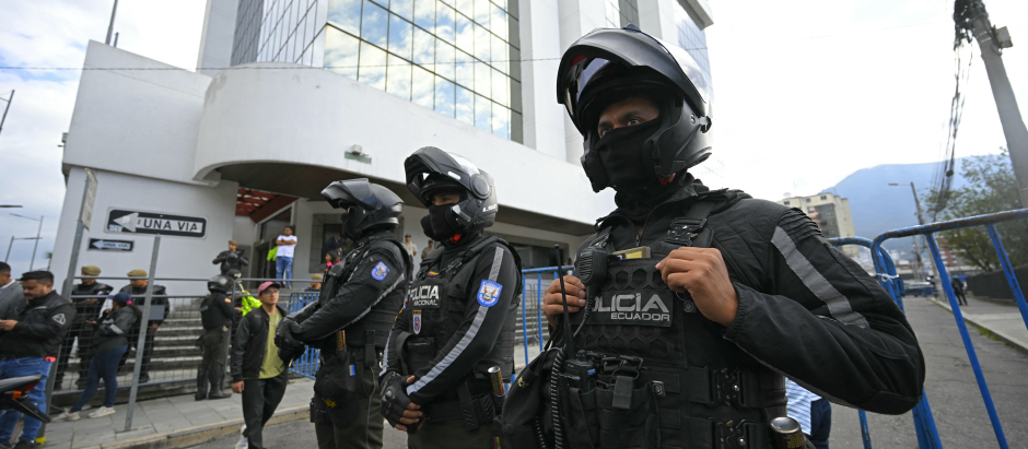 Policía de Ecuador en Quito