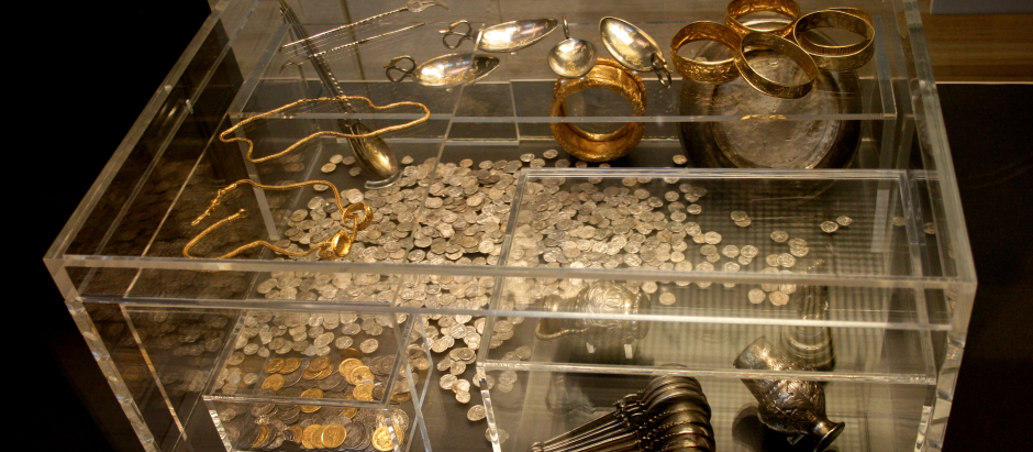 Reconstrucción del cofre del tesoro de Hoxne
