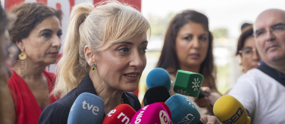 La candidata al Congreso por el PSOE de Sevilla, Carmen Castilla