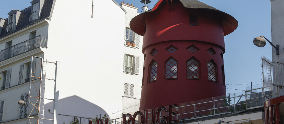Estado actual del Moulin Rouge tras la pérdida de sus aspas