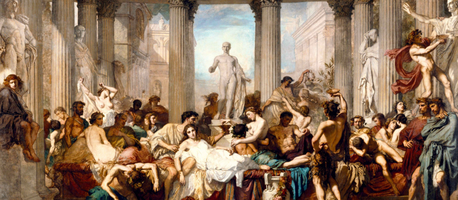 Los romanos de la decadencia, de Thomas Couture