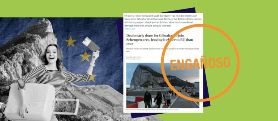 Un post asegura que “ahora” los ciudadanos de la UE pueden entrar libremente en Gibraltar y los británicos no