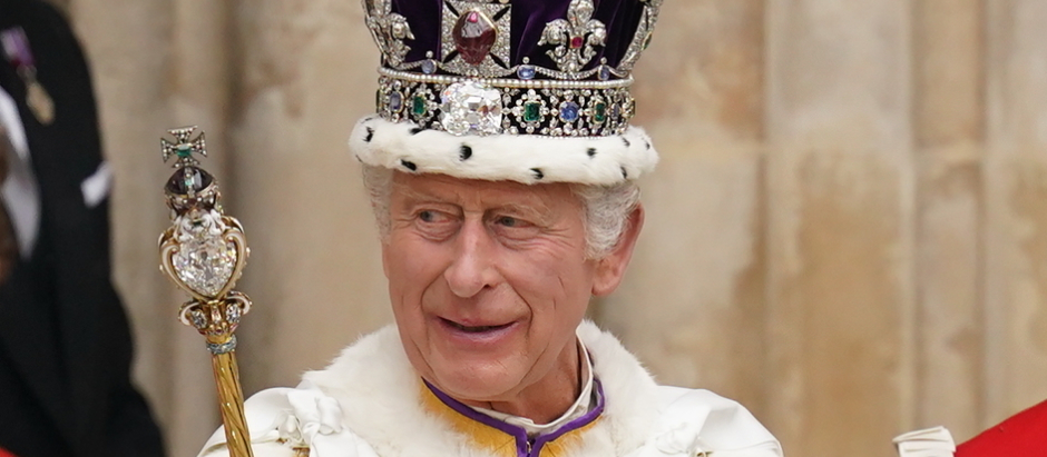 King Charles III during his coronation ceremony in London, Britain May 6, 2023.