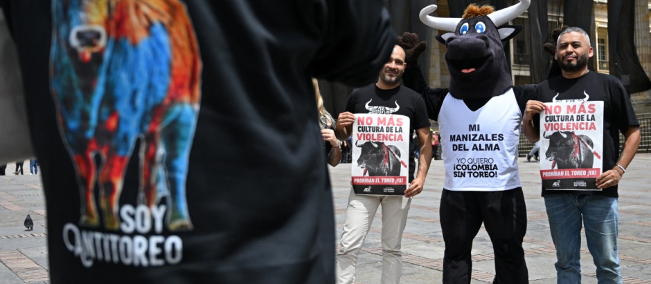 Protestas contra la tauromaquia en Colombia