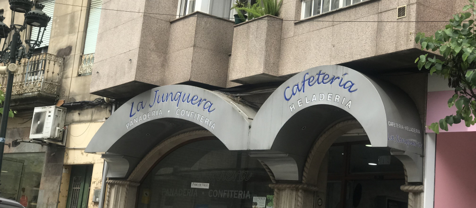 Cafetería en la que fue hallado la falange de un dedo en Redondela (Pontevedra)