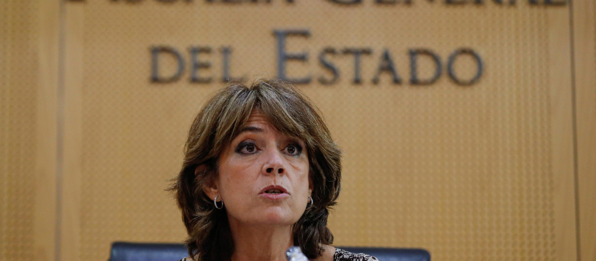La fiscal general del Estado, y ex ministra de Justicia, Dolores Delgado