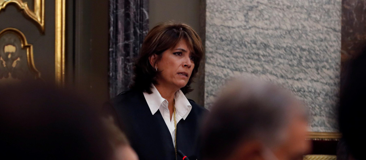 La fiscal general del Estado, y ex ministra de Justicia, Dolores Delgado