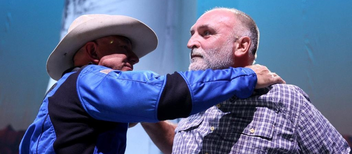 El chef José Andrés con su ONG World Central Kitchen está presente en La Palma