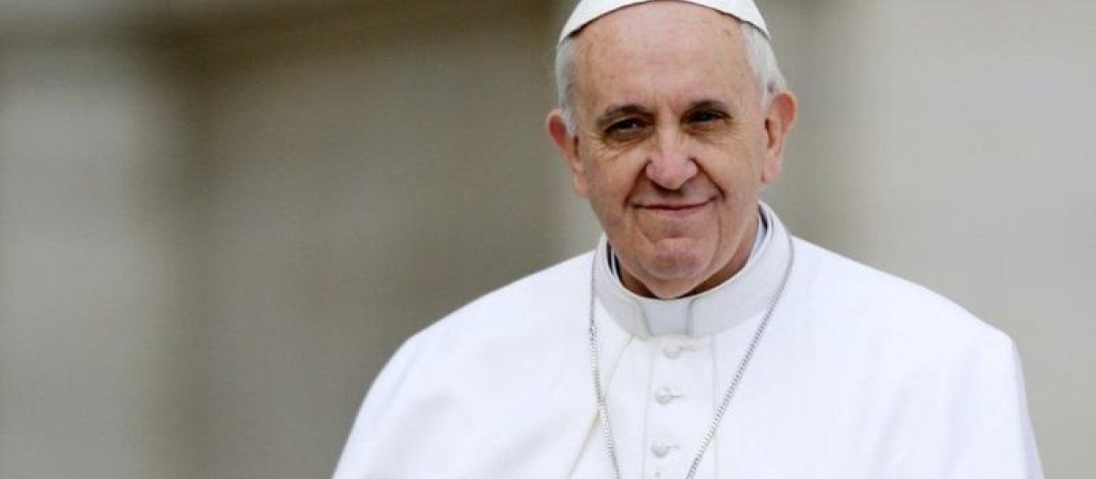 Imagen del Papa Francisco en el Vaticano
