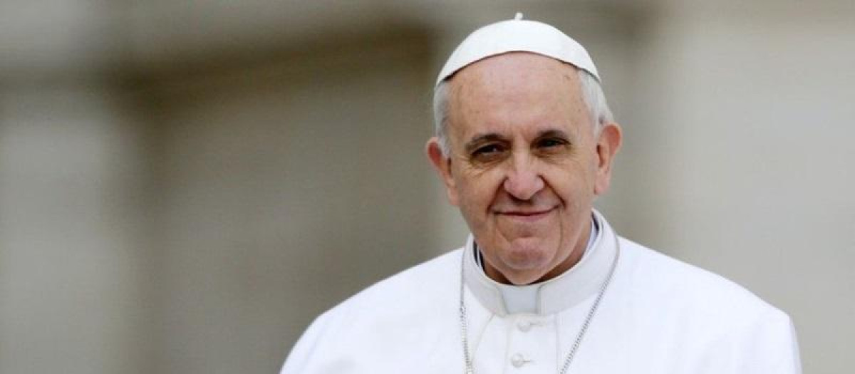 Imagen del Papa Francisco en el Vaticano