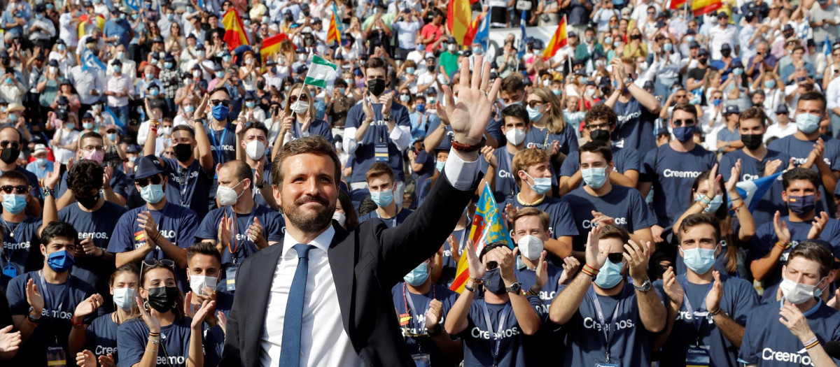 Pablo Casado en convención del PP