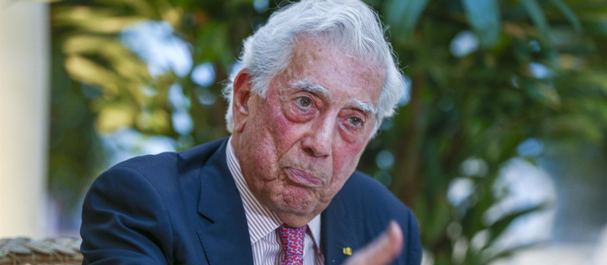 Mario Vargas Llosa en una entrevista reciente con Efe en Quito (Ecuador)