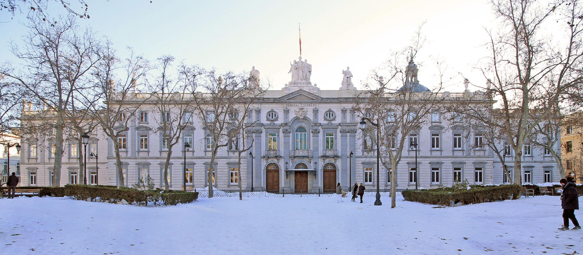 La madrileña sede del Tribunal Supremo en la Plaza de la Villa de París