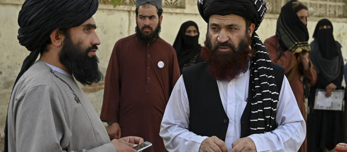 Mualvi Alam Gull Haqqani, head of the passport office