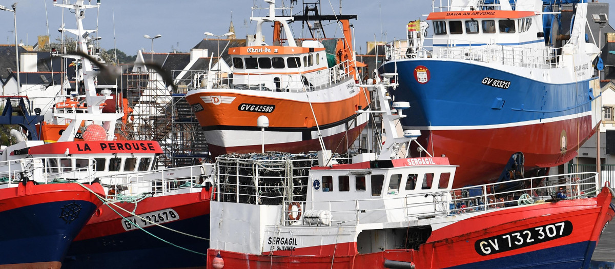 Barcos de pesca franceses