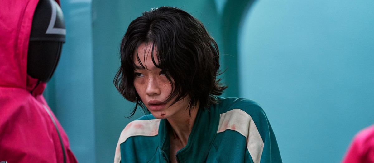 HoYeonJung en un fotograma de la serie de Netflix