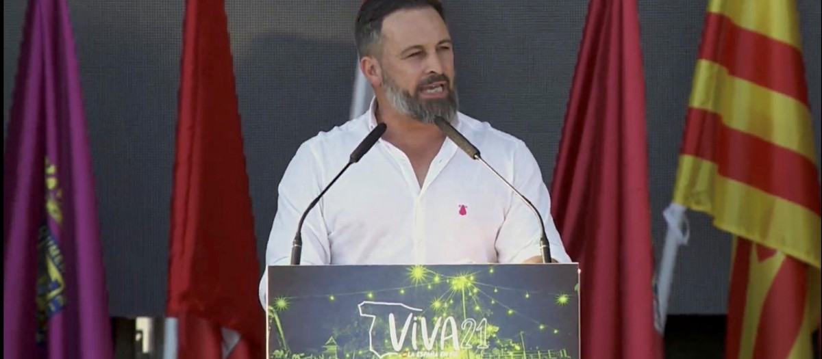Santiago Abascal en el discurso inaugural de «Viva21