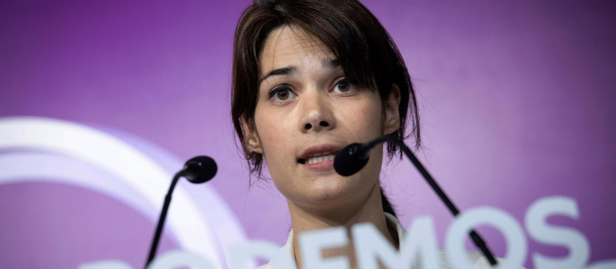 La portavoz de Unidas Podemos, Isa Serra