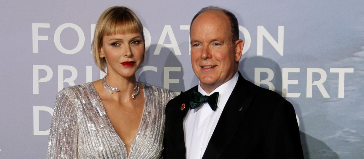 El príncipe Alberto de Mónaco y su mujer, Charlene, en septiembre de 2020