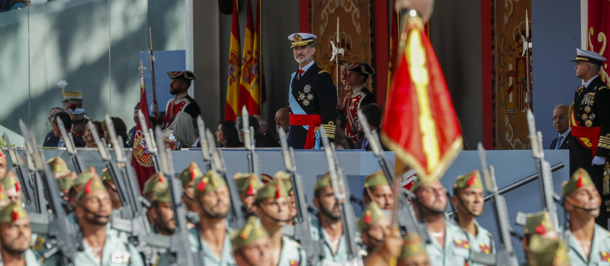 Desfile militar del 12 de octubre de 2019.