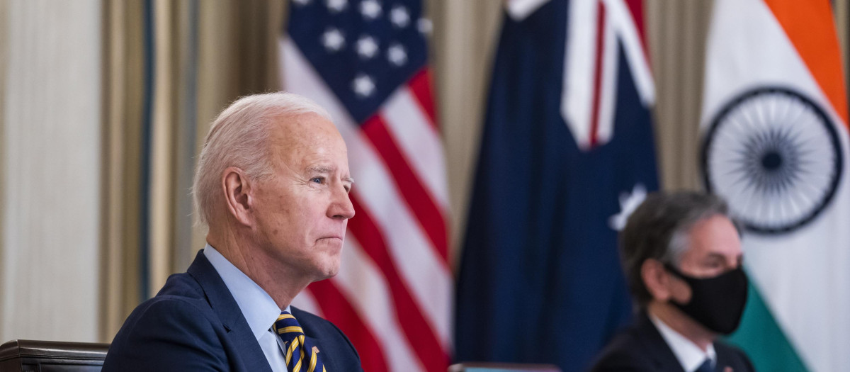 El presidente de EE.UU., Joe Biden, y el secretario de Estado, Antony Blinken, durante un encuentro el pasado marzo