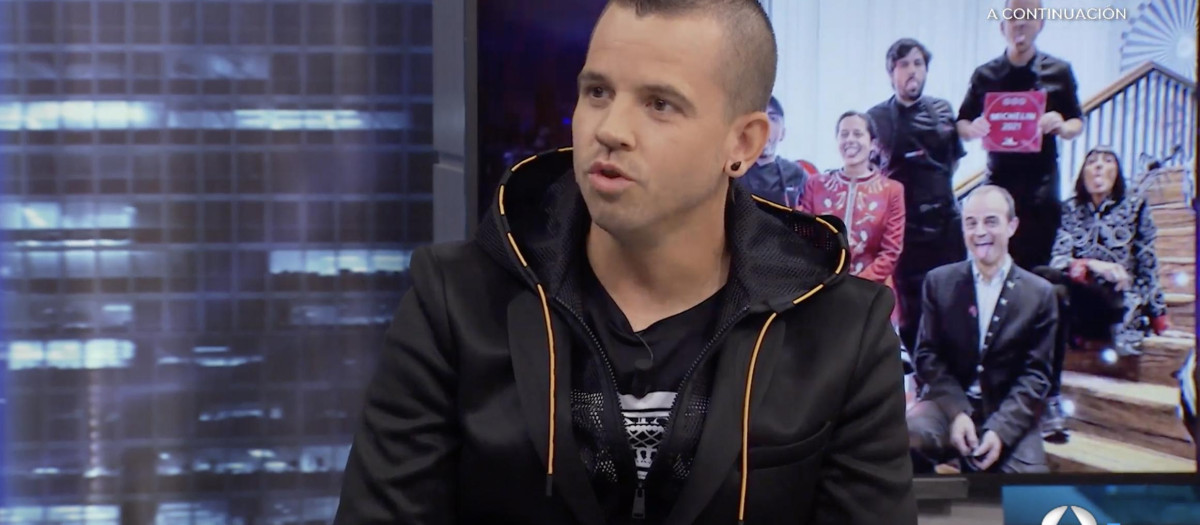 Dabiz Muñoz, durante su entrevista en 'El Hormiguero'