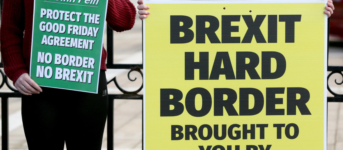 Manifestaciones en Irlanda contra el endurecimiento de la frontera