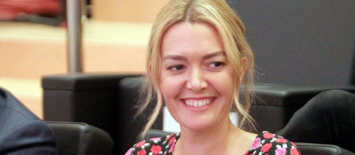 Marta Ortega in Inditex shareholders meeting at the Arteixo headquarters, Spain on Tuesday 16, July 2019