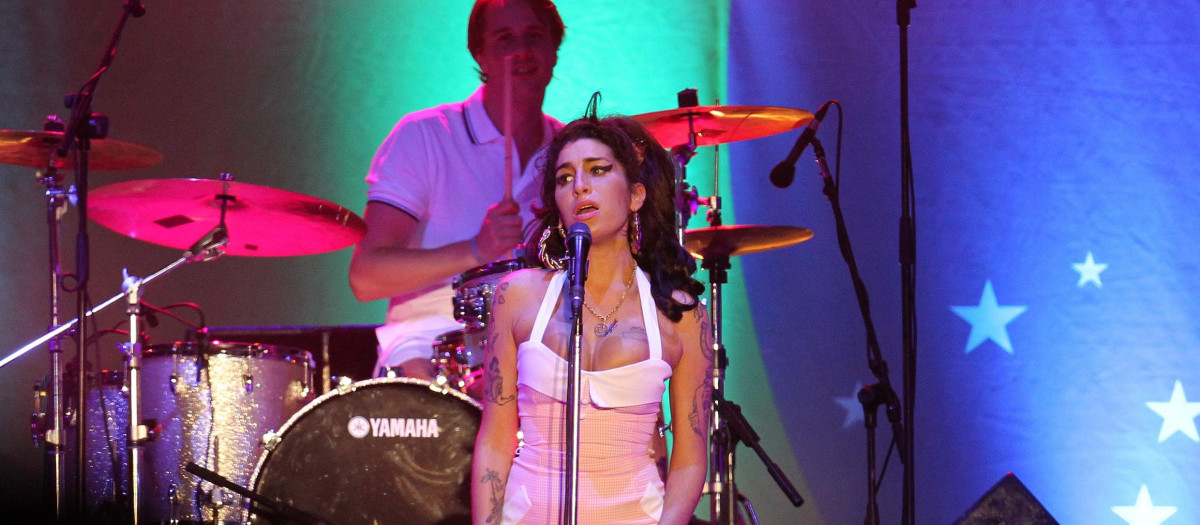 La cantante durante uno de sus shows.