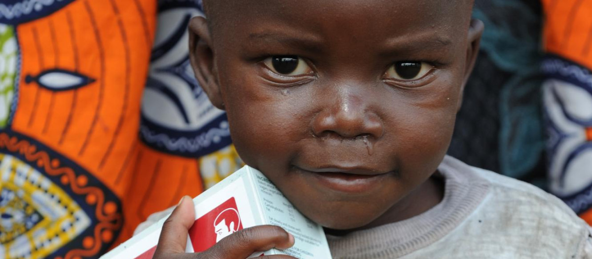 Niño en áfrica