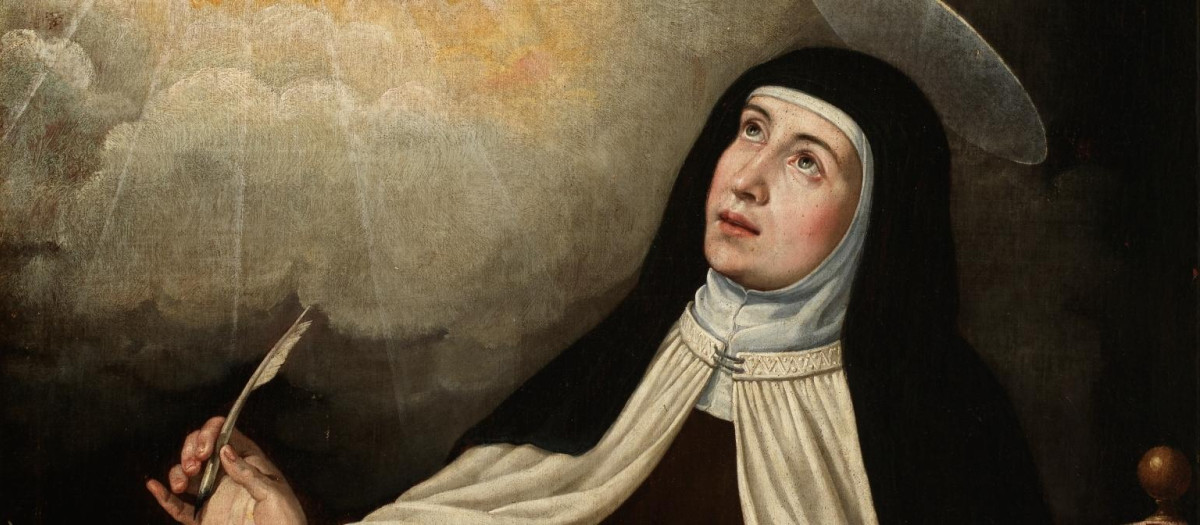 Una copia de José de Ribera de la santa abulense, Teresa de Jesús