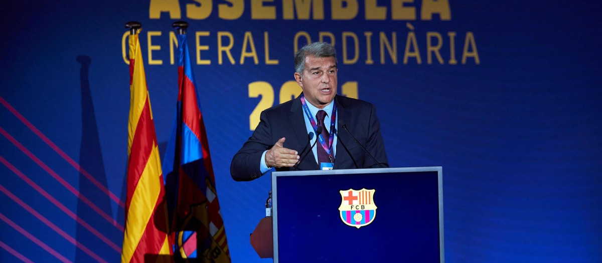 Joan Laporta asegura que el Barça "de las peores cuentas de la historia" seguirá siendo de los socios